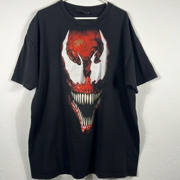 🔥💀 Vintage Y2K  Marvel Mad Engine Carnage Horror Face Rare Tee Sz 2XL - EUC - Picture 1 of 2